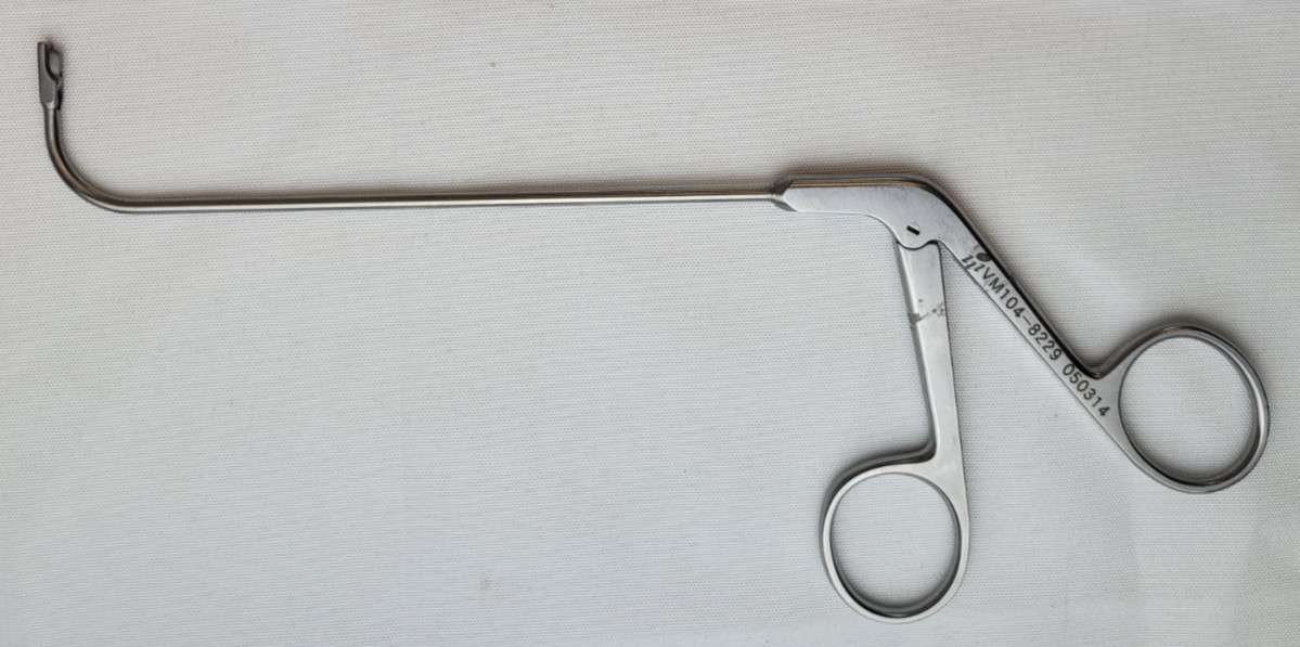 V. Mueller VM104-8229 Frontal Giraffe Back Bite Forceps, Horizontal Jaw, 2mm,90°