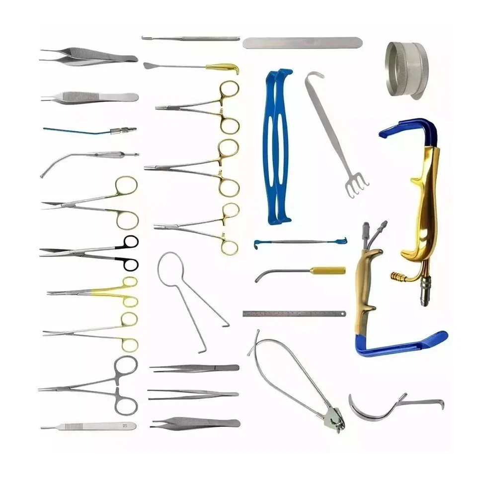 Breast Augmentation Set of 38 Pcs, Plastic Surgery, Surgical Instruments