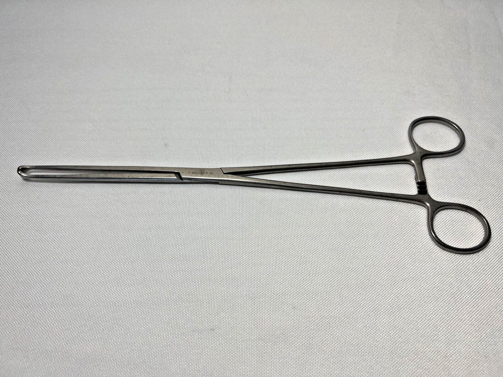 V. Mueller CH1560 Long Allis Tissue Forceps, 5×6 Teeth, 10″ Length