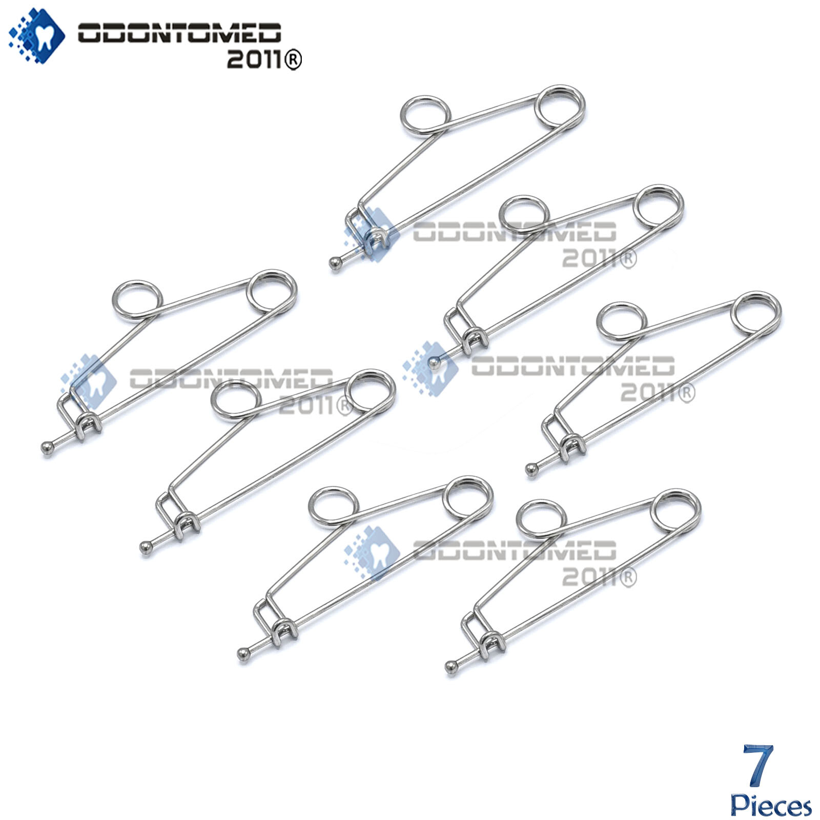 Mayo Instruments Holder Safety Pin Surgical Medical Instruments Holder 7 Pcs