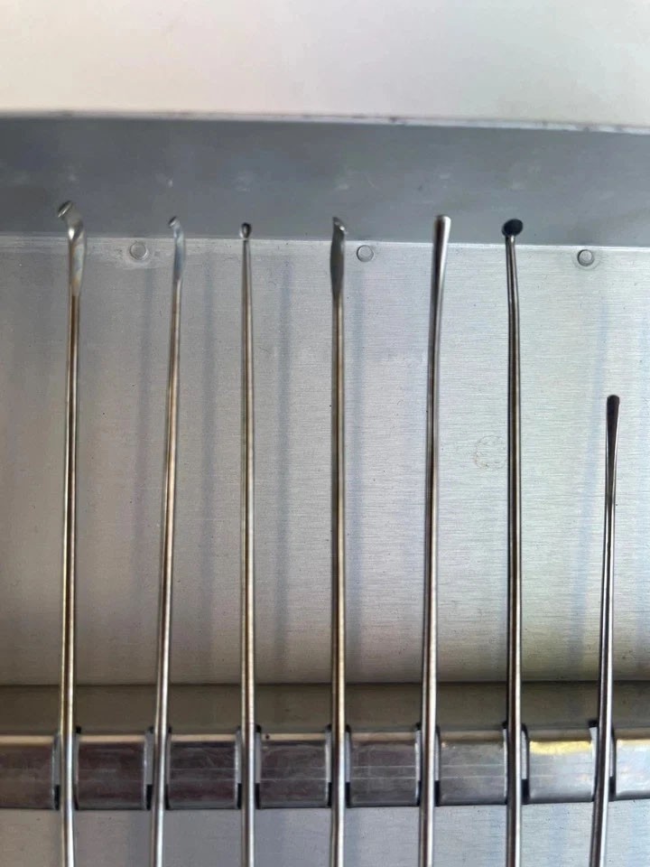 20 Piece V. Mueller Transphenoidal Dissector Instrument Set w/ Case Neurology