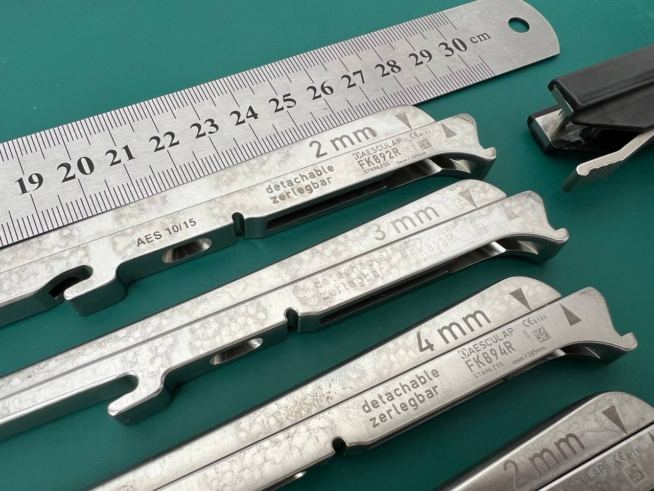 Aesculap FK899R Kairison Pneumatic Kerrison Rongeur Bone Punch Set