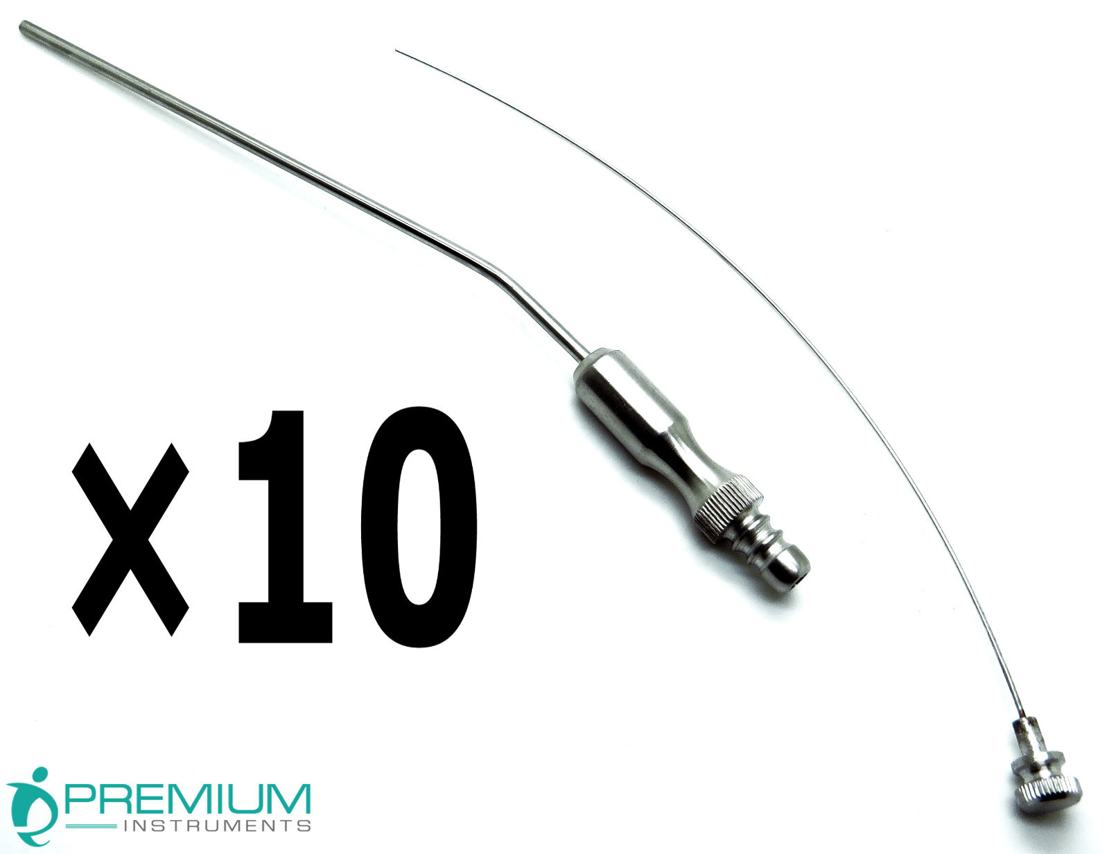 10× Frazier Suction Surgical Tube 9 (3mm) 7.6″ Aspirator Diagnostic Instruments