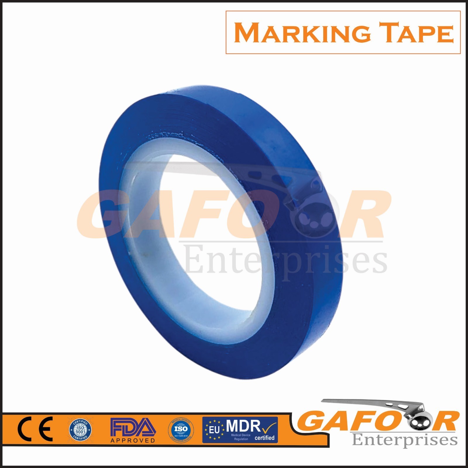 3M Blue Surgical Instrument Marking Tape – 200” x 0.25”| Autoclavable Strip