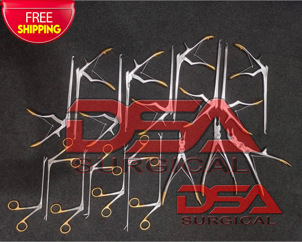 Spine Laminectomy Set Of 19 Pcs Orthopedic Instruments