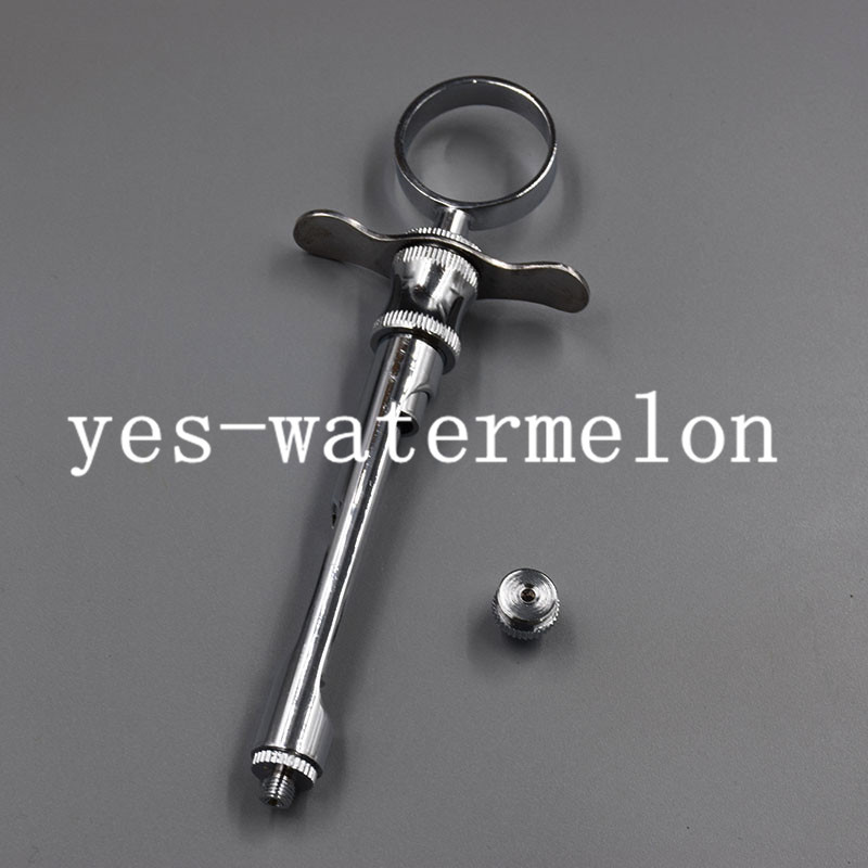 1 Pc Dental Aspirating Syringe Stainless Steel Anesthetic Surgical Instrument