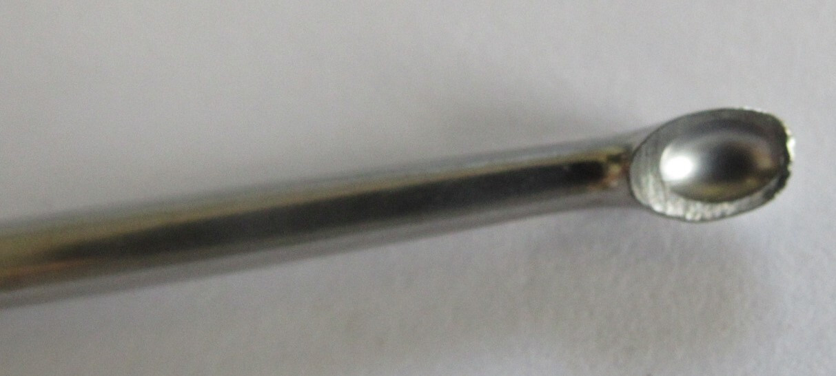 Aesculap FK702R Bone Curette, Straight, 9 3/4″, (250 mm), Fig. 000, W: 3,600mm