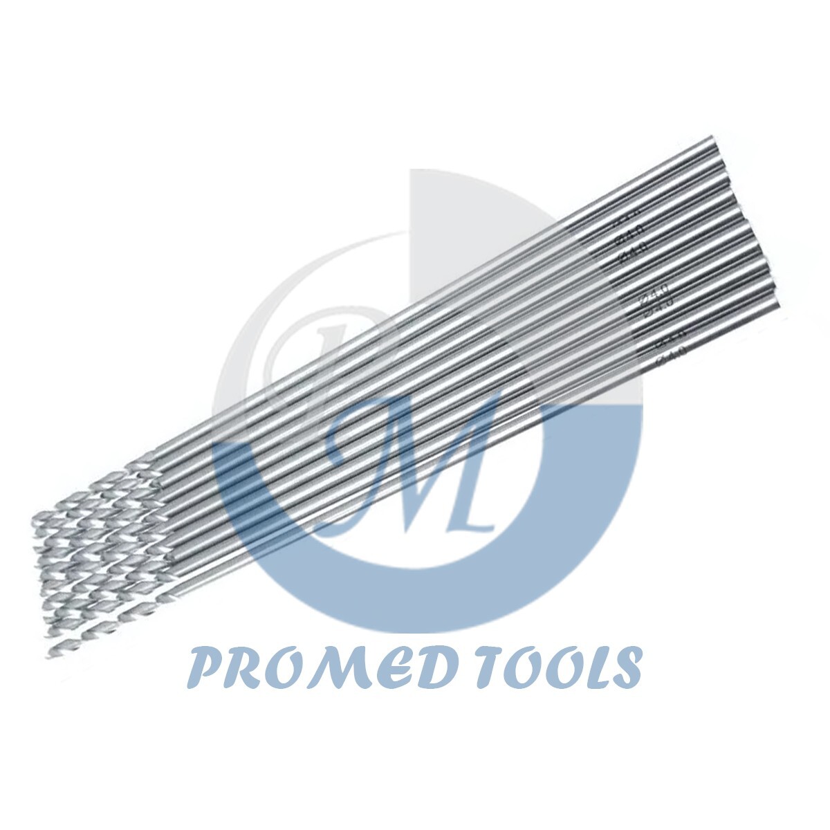 Cannulated Drill Bit 2.5mm, 2.7mm, 3.0mm Set of 9 Pcs Orthopedic Instruments