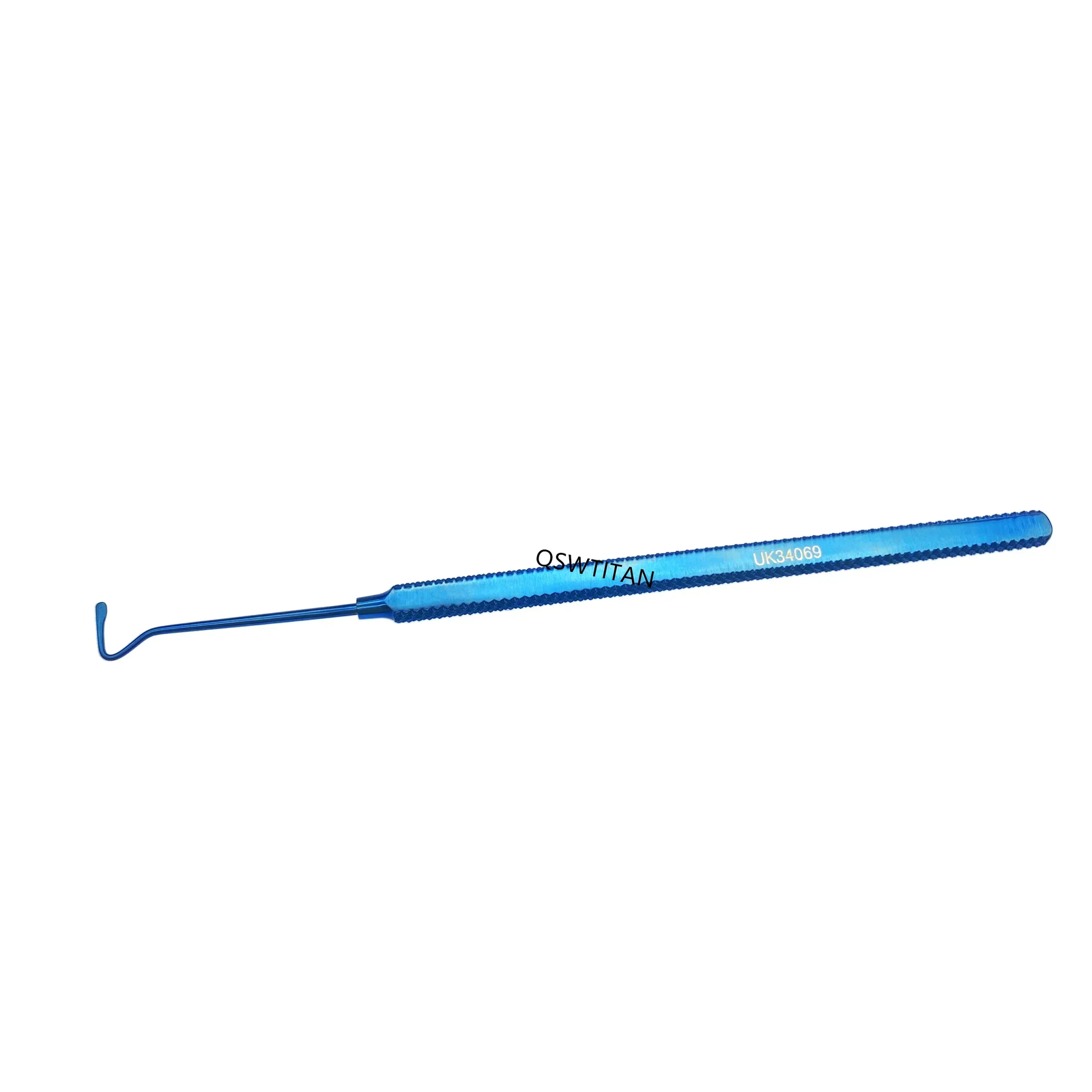 Ophthalmic Muscle Hook 1.5mm/ 2.0mm Bulbous Tip Titanium Eye Surgical Instrument