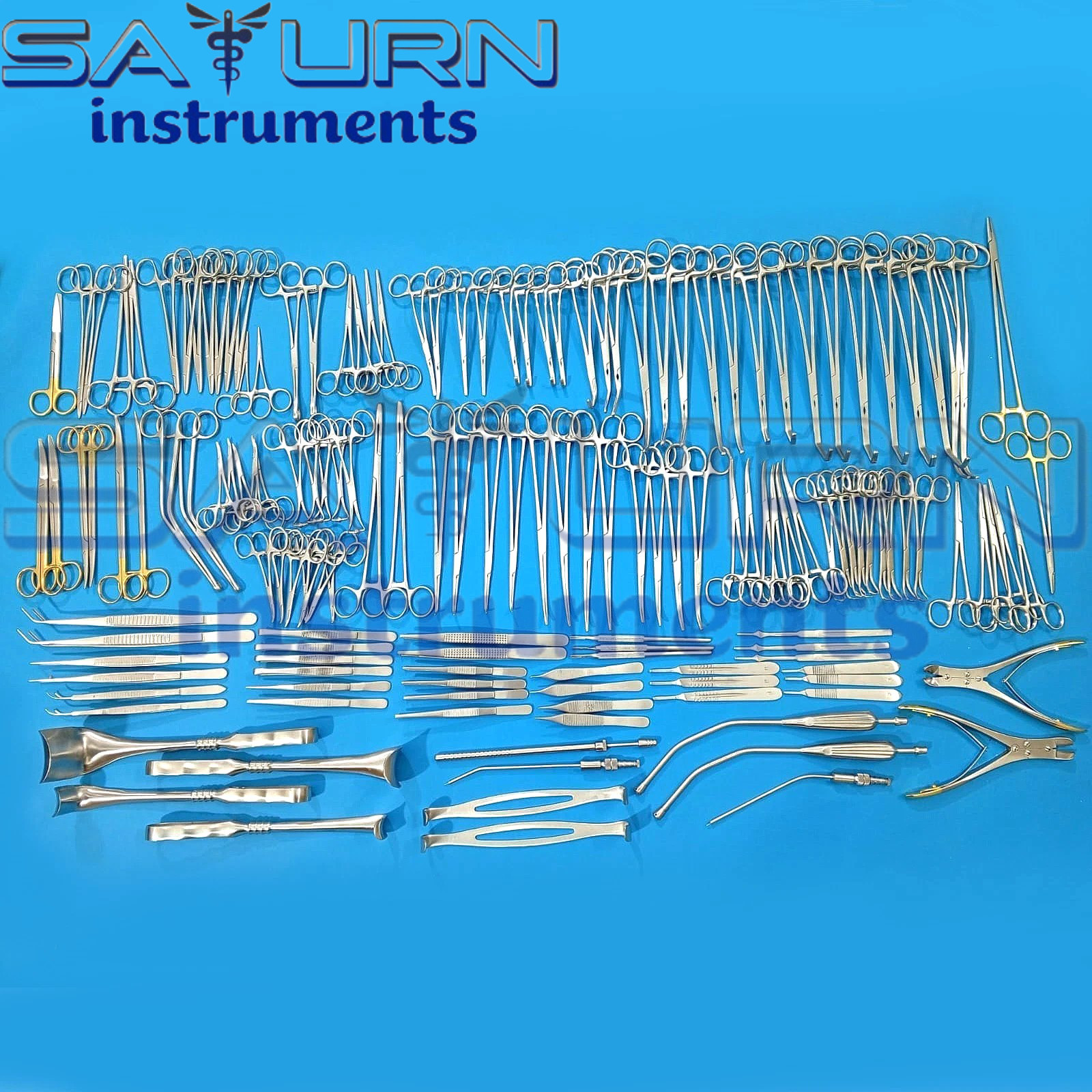 Major Cardiovascular Thoractomy Surgical Instruments Vascular Set Fine Quality S