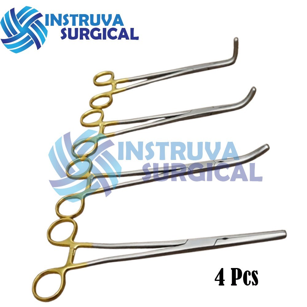 Hysterectomy Zeppelin Z Clamps Surgical Gynecology Ob/Gyn Set of 4