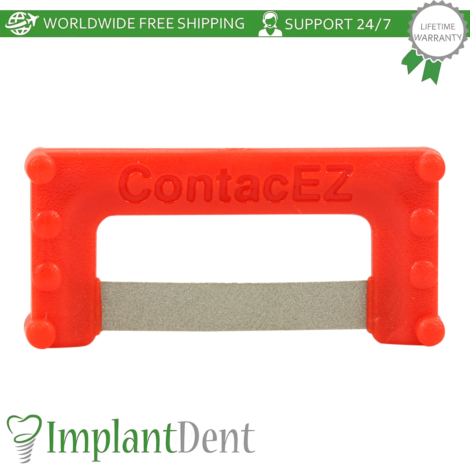 Dental IPR Plus Strips Set Color Coded 8pcs InterproximaI Reduction Tool