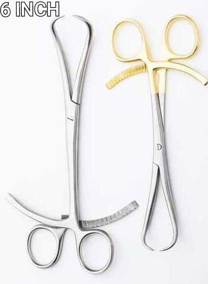 New Set of 2 Bone Reduction Forceps Curved Pointed Tips Orthopedic Bone Holding
