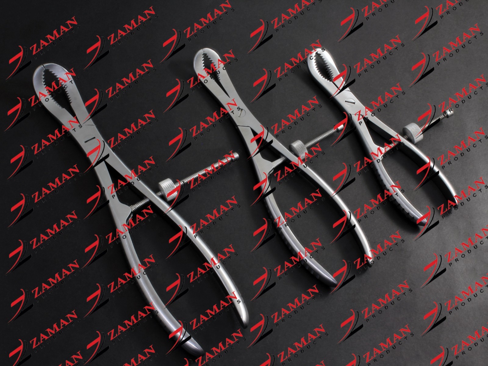 Bone Repositioning Forceps 16 cm, 18 cm, 22 cm Orthopedic Instruments 3 PCs ZP