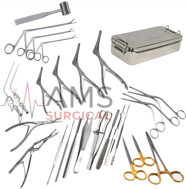 Septum Nasal surgery instruments Nose Rhinoplasty set of 26pcs ENT surgery set