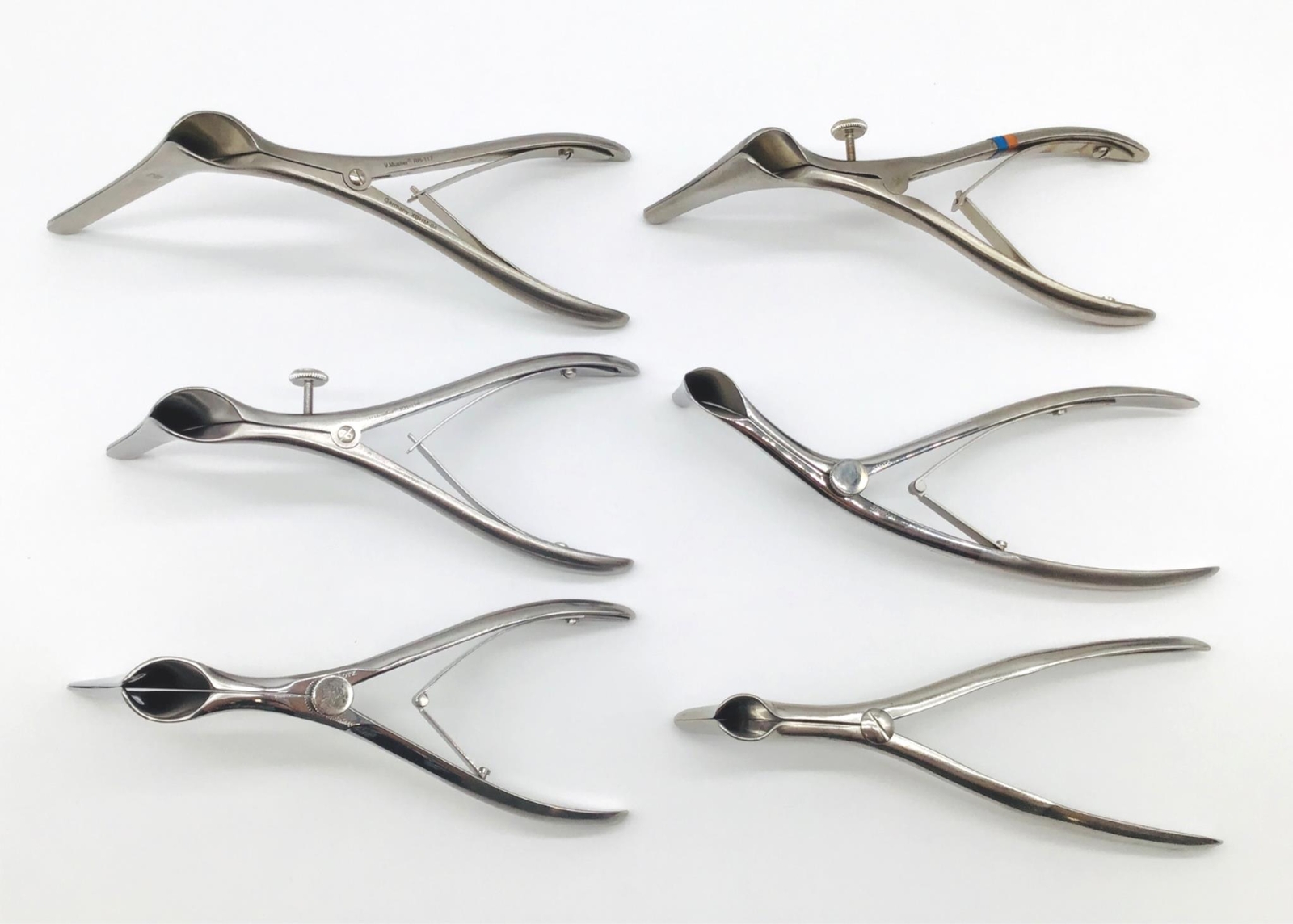 Assorted 6pc ENT Nasal Speculum Instrument Set (4)