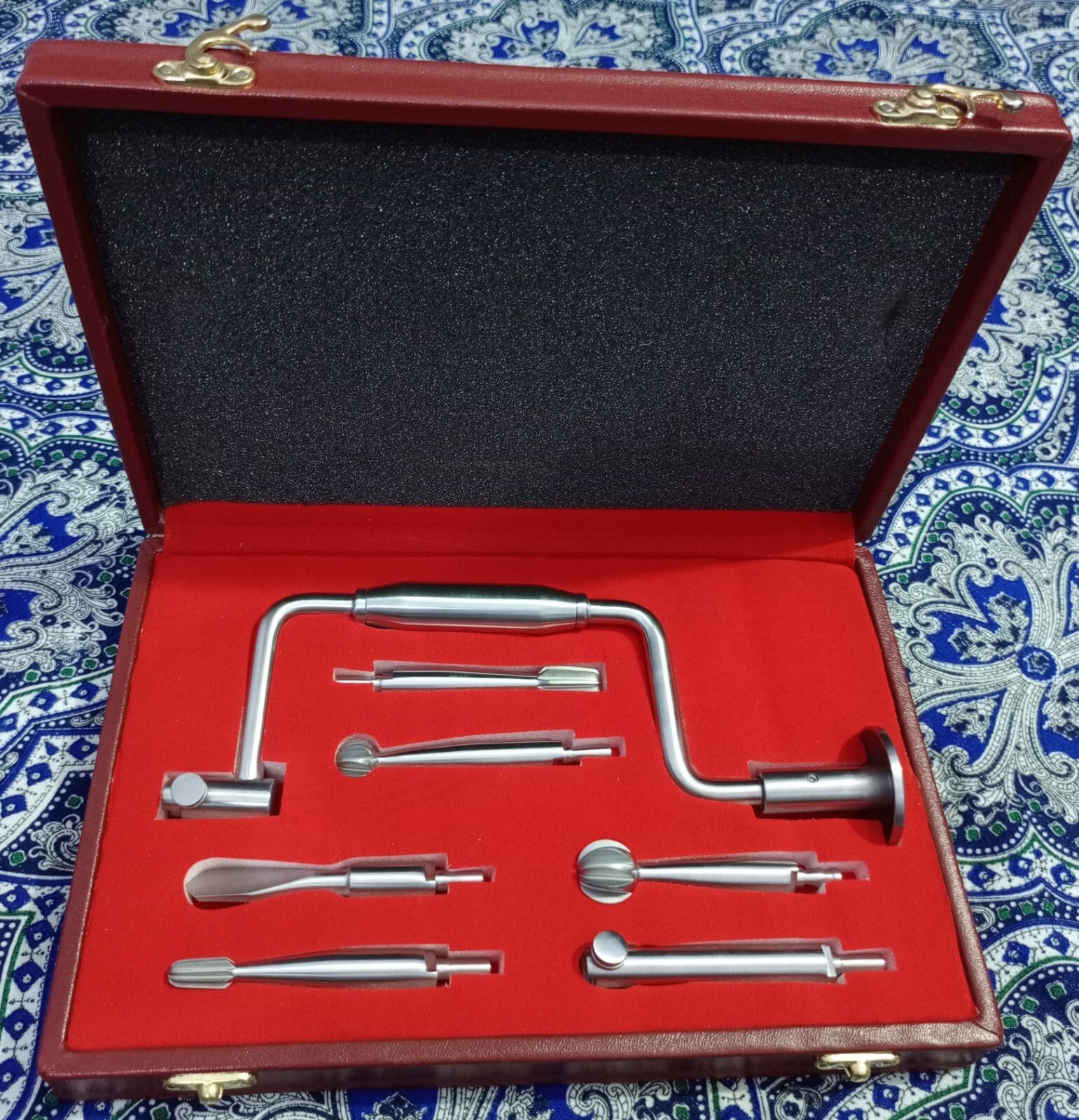 Hudson Brace Hand Drill 7-Piece Set – Surgical Orthopedic Instrument