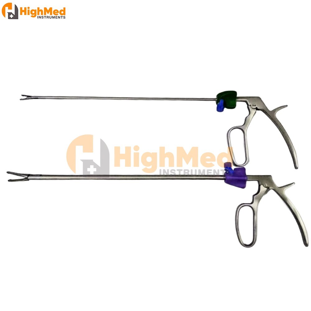 2pc Laparoscopic Hem-o-Lock Applier 5mm10mm Reusable Stainless Steel Instrument