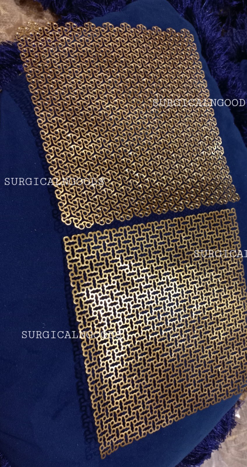 Craniofacial Titanium Mesh Skull Plate 150×150 3pc Cranioplasty with Screws 20pc