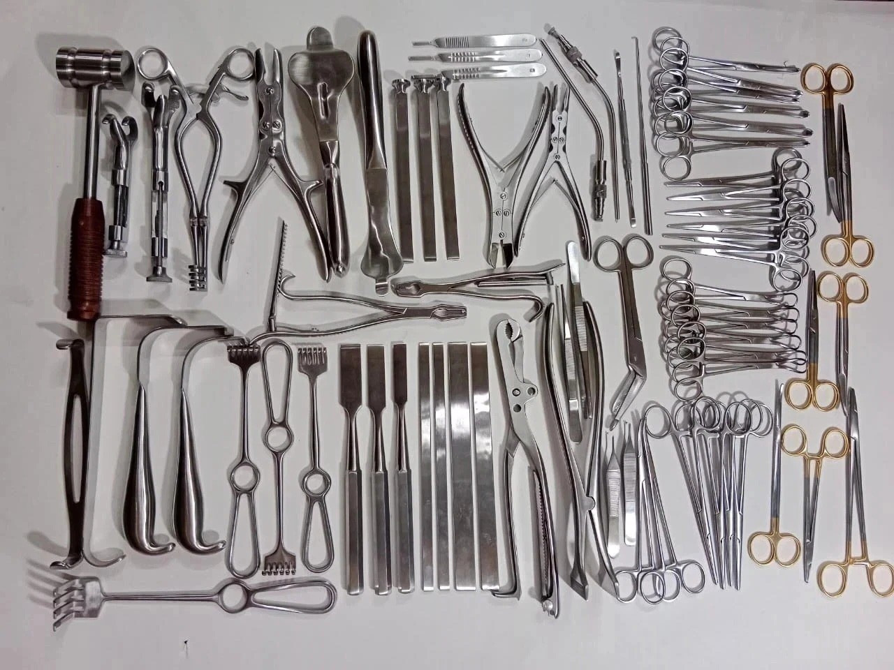 Basic Major Orthopedic Lot Of 74 Pcs Set Surgical Instruments