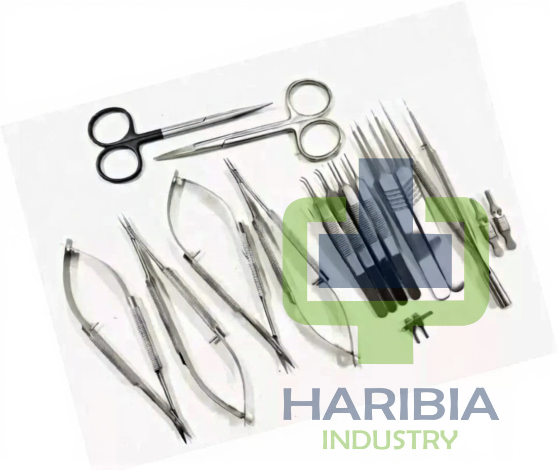 Hand Surgery Basic 15 PCS Set of Micro Surgical Instruments Stainless steel