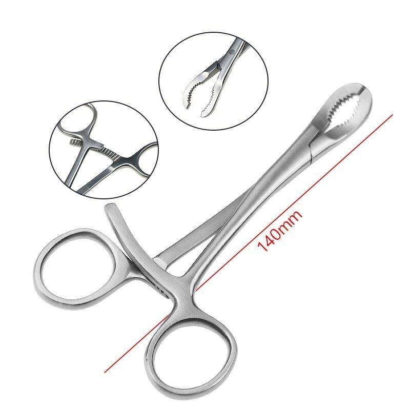 Toothed Phalanges Reduction Forceps Bone Holding Forceps Autoclavable