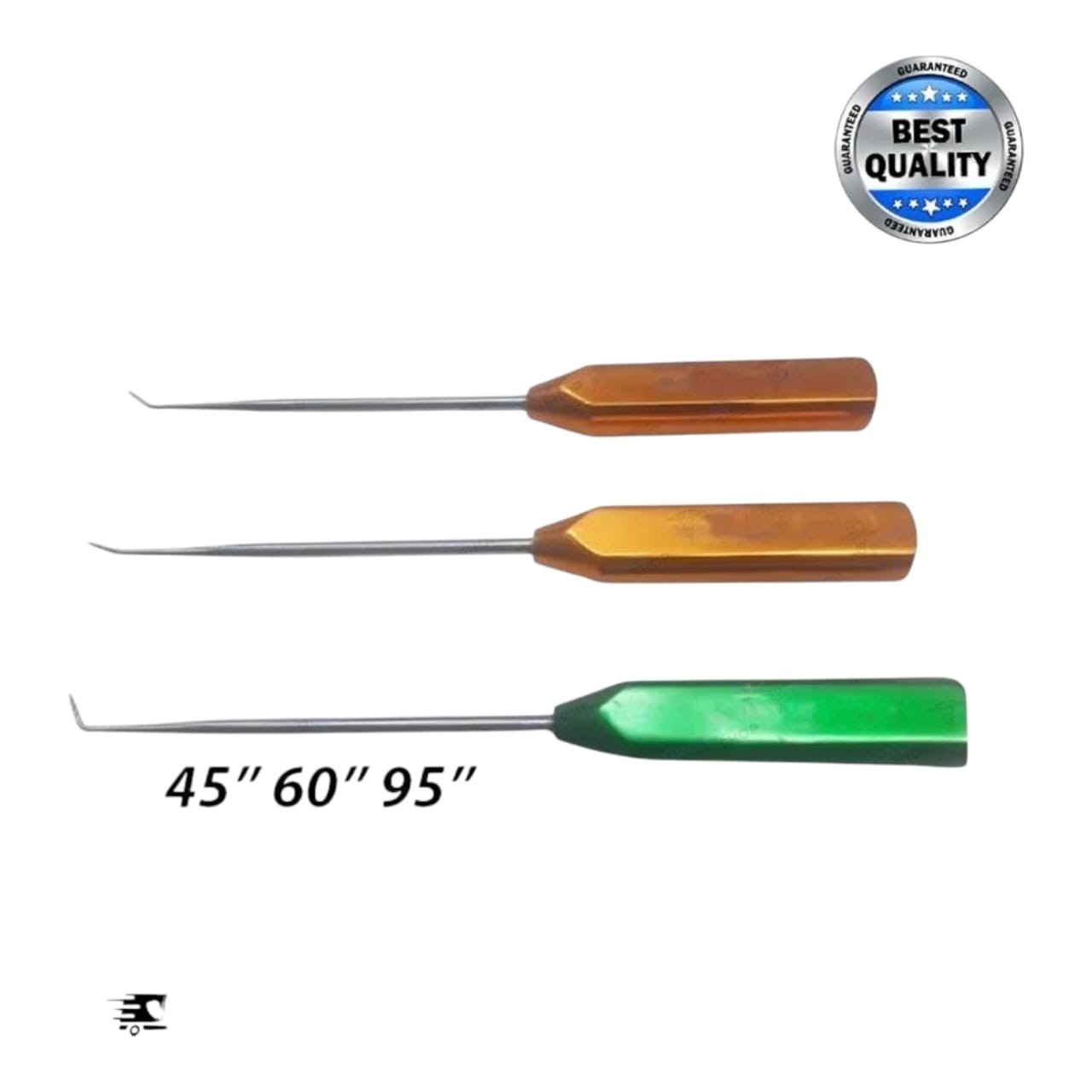 ARTHROSCOPY Micro Fracture Angled Awl 45″ 60″ 95″ Degree Orthopedic Instruments