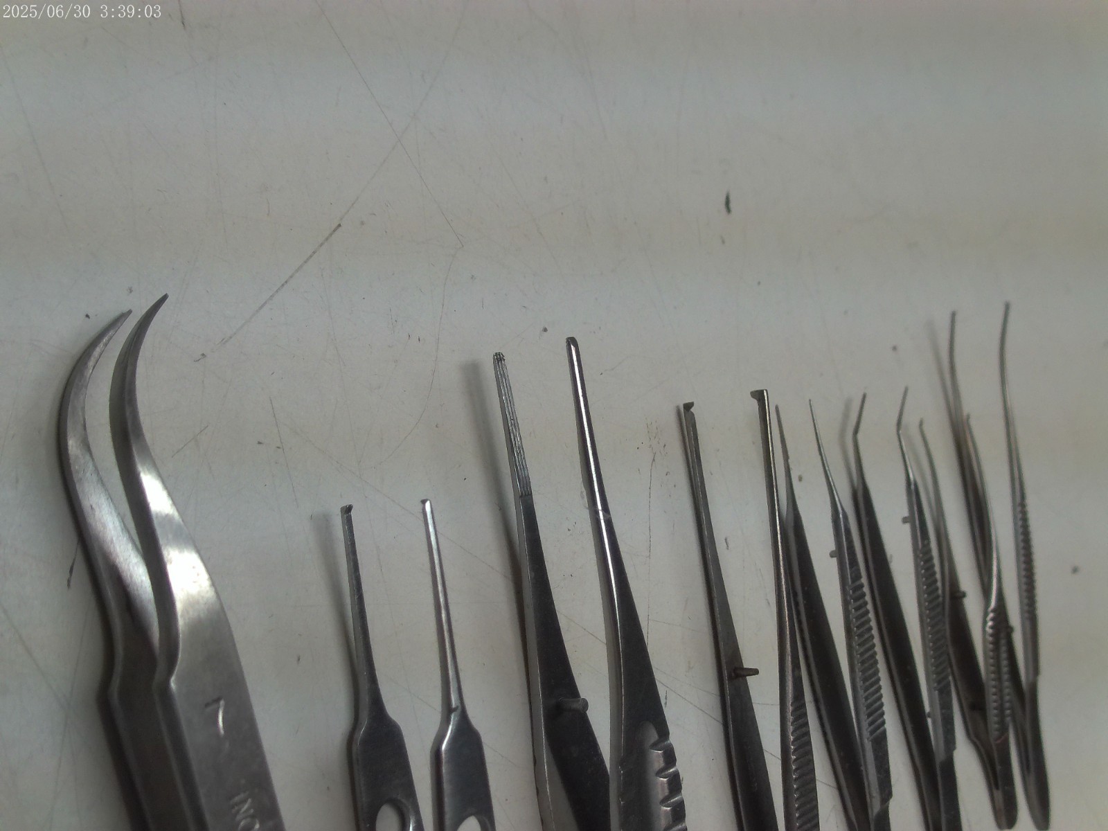 Lot 8) V. Mueller Sparta Micro Surgery Instrument Forceps Tweezers OP3410 14-562