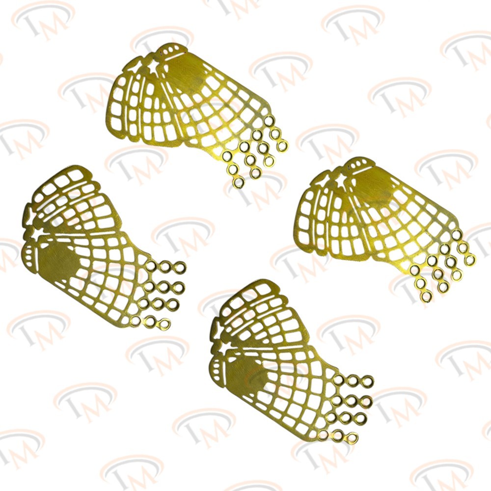 Orbital Floor (Eye) Mesh Plates Titanium Left , Right 4 Pcs