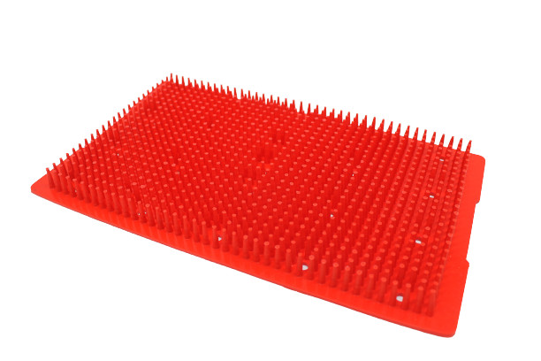 Silicone Rubber Mate Red Color 23X19X2MM Orthopedic Surgical Instrument 5pc