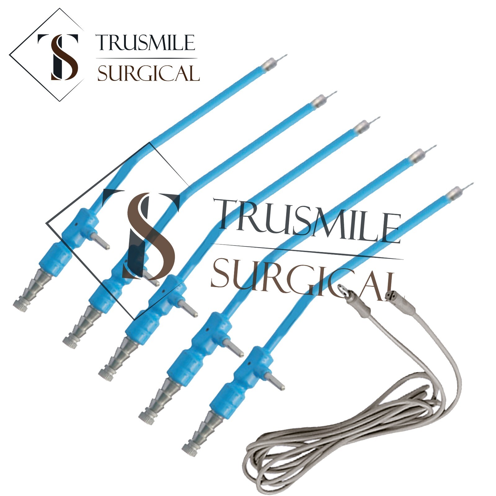 ENT- Nasal electro cautery frazier suction tube blue electro surgical instrument