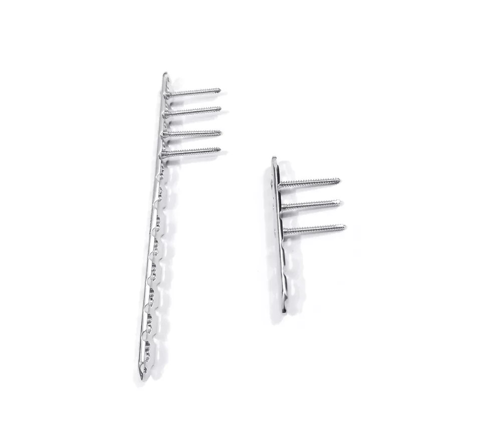 2.0mm LCP Plates (Lot of 8 pcs) & Screws (50 pcs) Veterinary Surgical Instrument