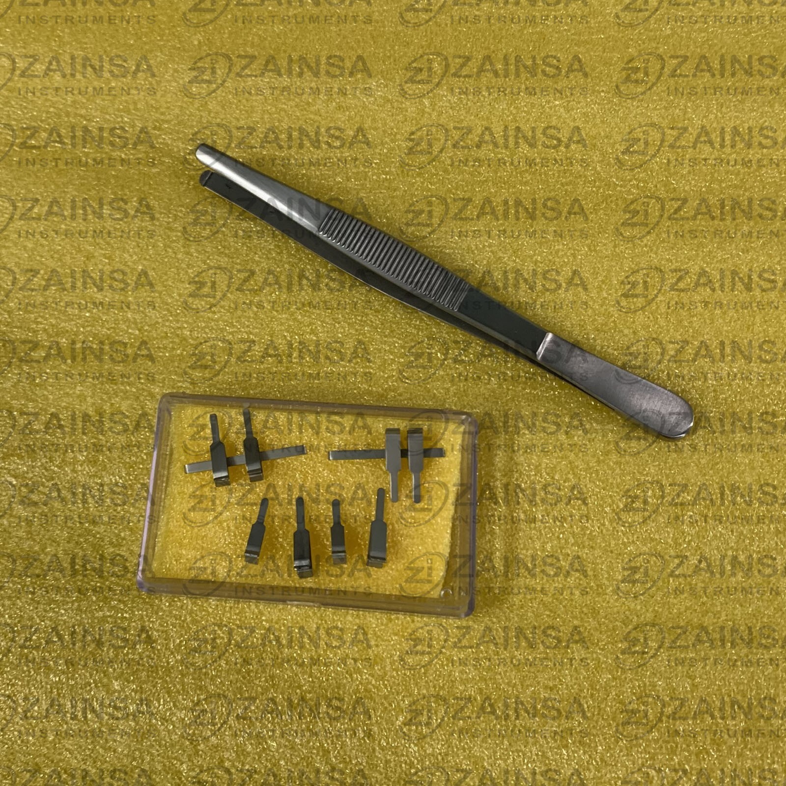 Micro Vessel Clamps, Clamp Applying Forceps 7 Pcs Set For Plastic Surgery