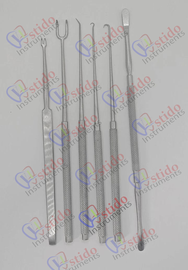 Nasal Rasp , Plastic Surgery Nasal Rhinoplasty Surgical Instruments Set Of 6