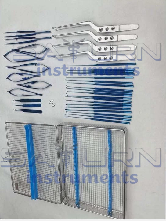 Neuro Surgical Instruments set of 40 Kit & Micro Ophthalmic surgery instruments