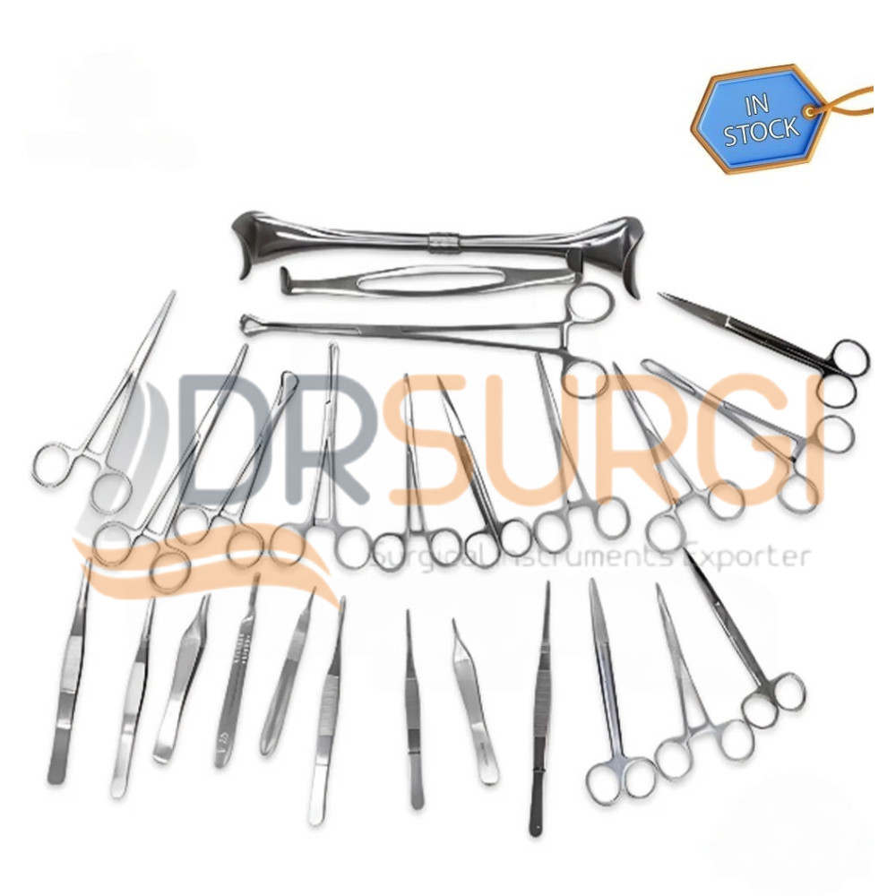 Basic Laparotomy Surgical Set Surgical Medical German Grade Stainless Steel