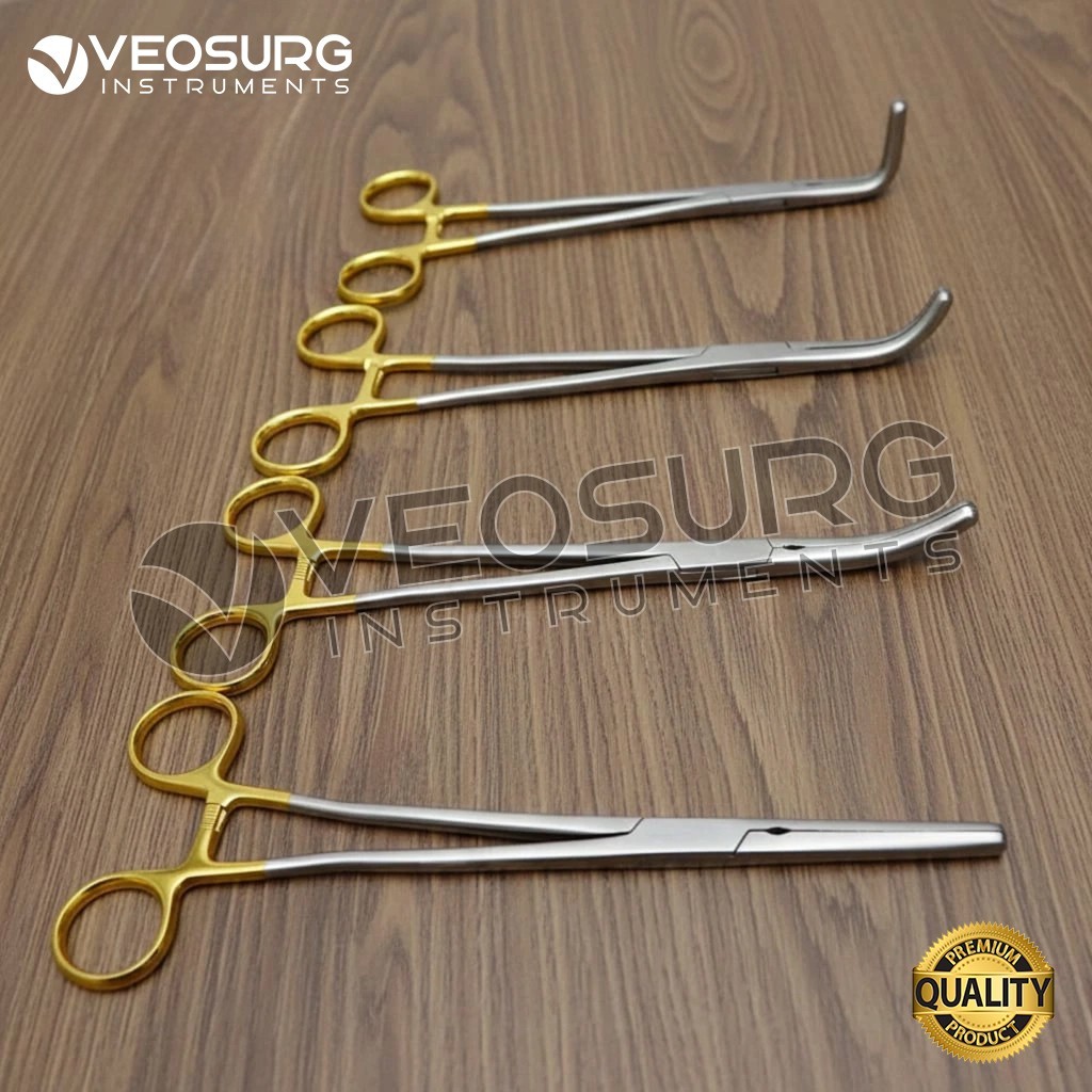 Hysterectomy Zeppelin Z Clamps Surgical Gynecology Ob/Gyn Set of 4