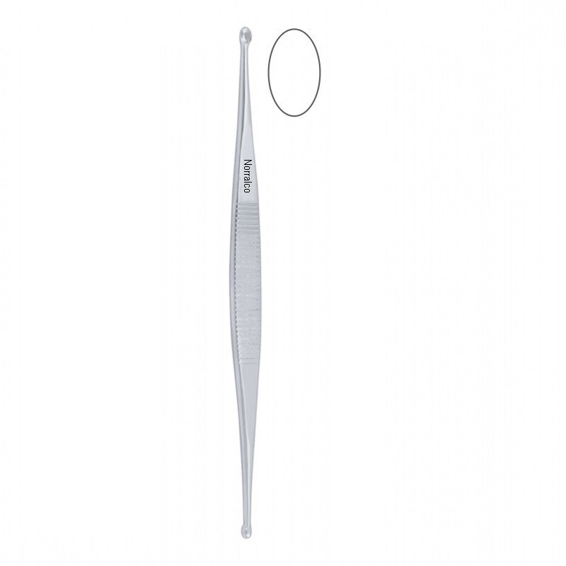 Volkman Bone Curettes, 8.75″, Double Ended, Oval Cup, Size: Large
