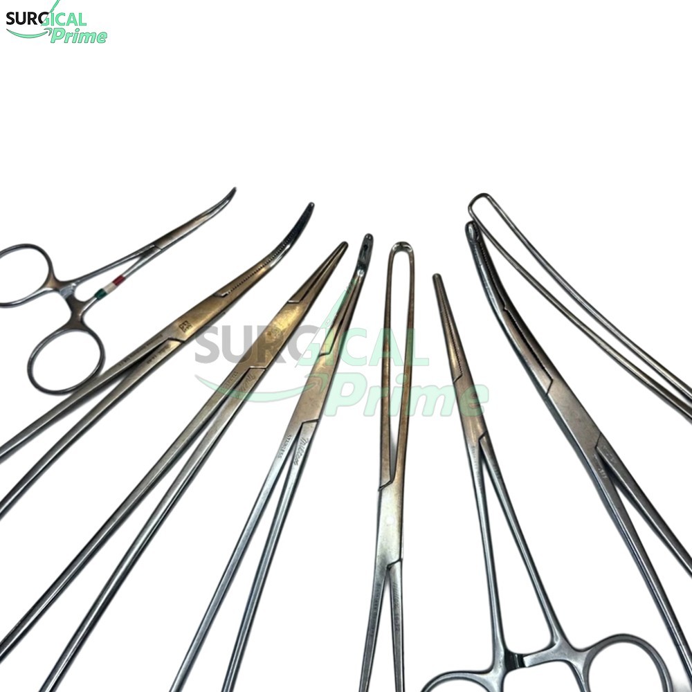 Set of 8 Miltex Artery Clamps General Surgery