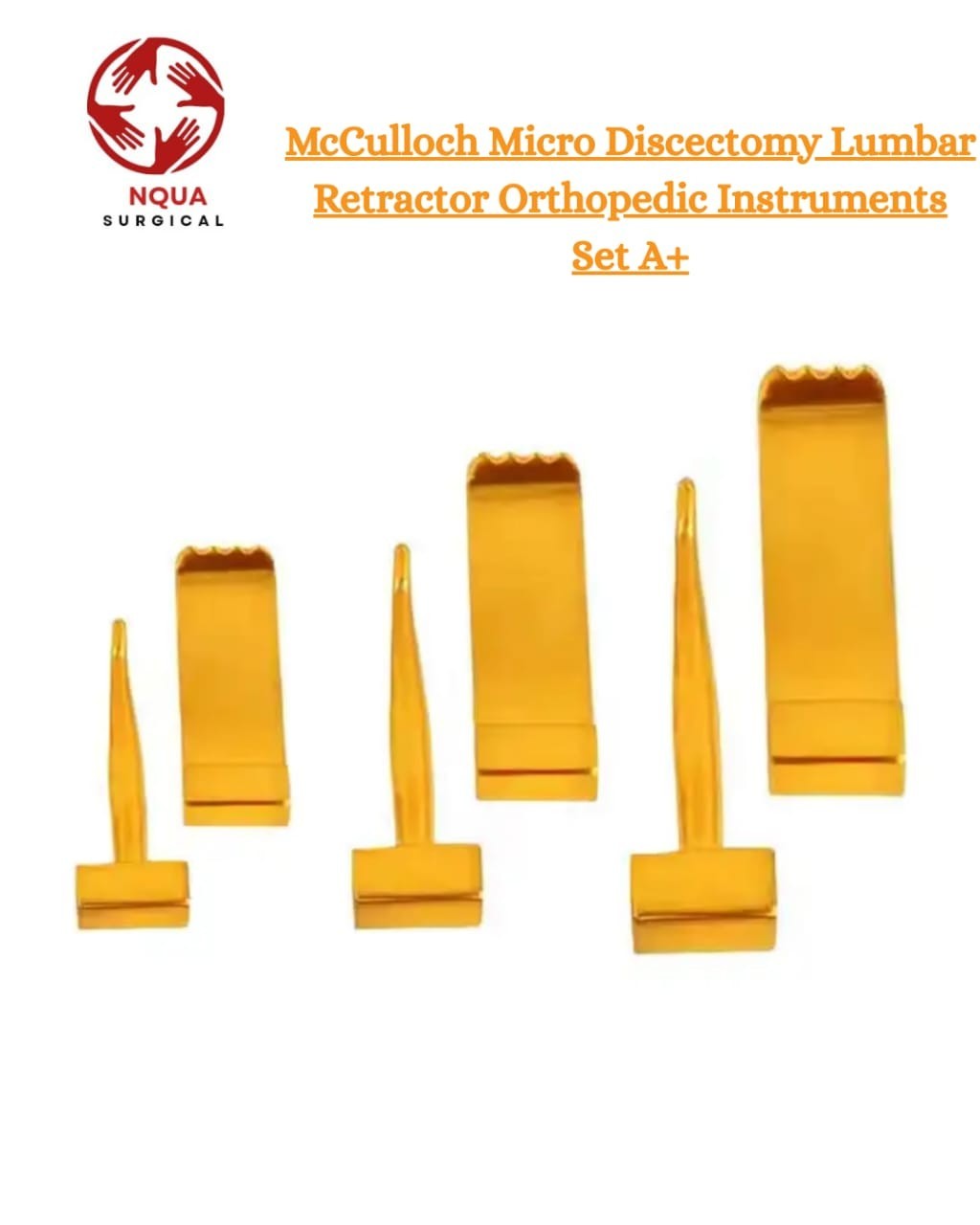 McCulloch Orthopedic Micro Discectomy Lumbar Retractor Instruments Set A+quality