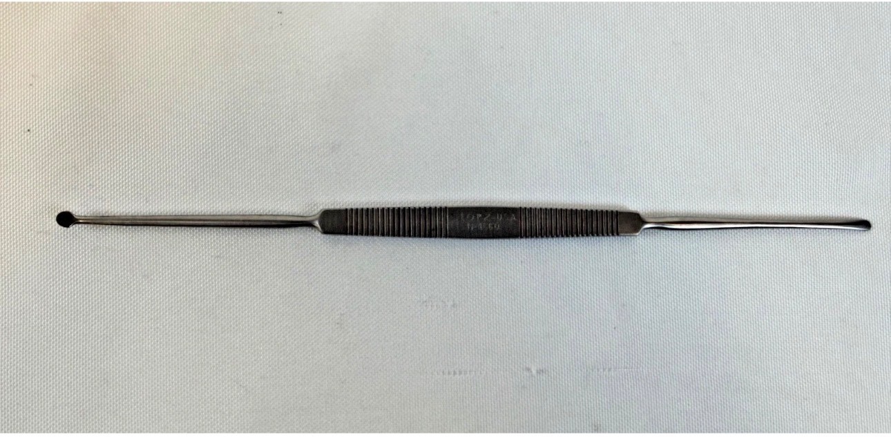 Storz N-4660 Cottle Septum Elevator 4mm x 4mm Round End & 3mm Spatula End 9″ ENT