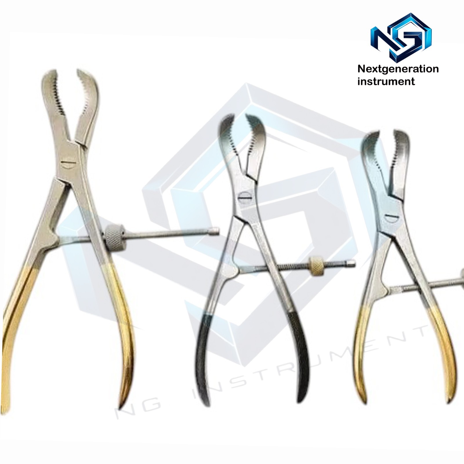 Bone Reduction Holding Forceps 3PCS Orthopedic Surgical Stainless Instrument Set