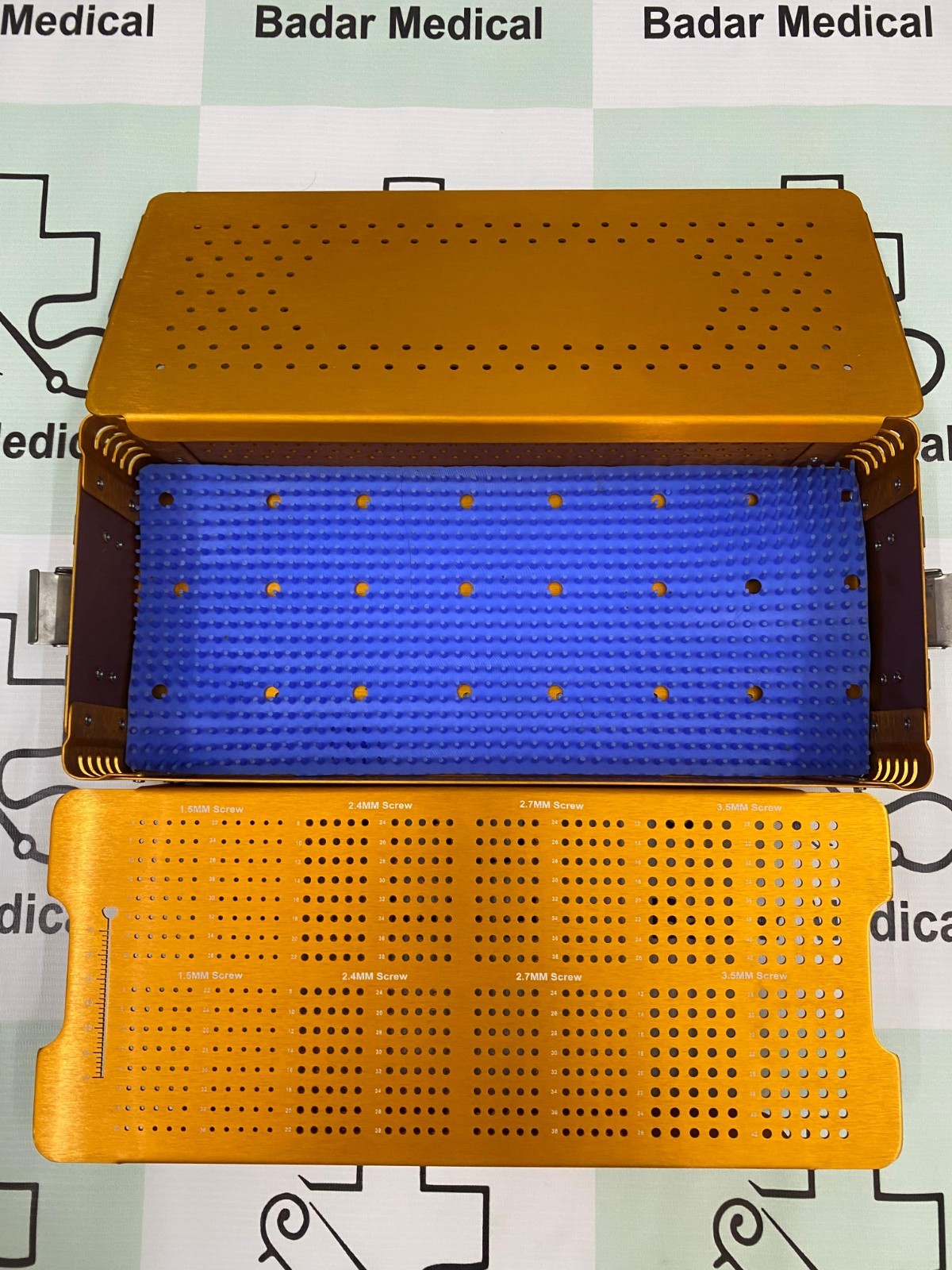 Empty Screw Box For 1.5/2.4/2.7 & 3.5MM Locking And Cortical Screws With Mat