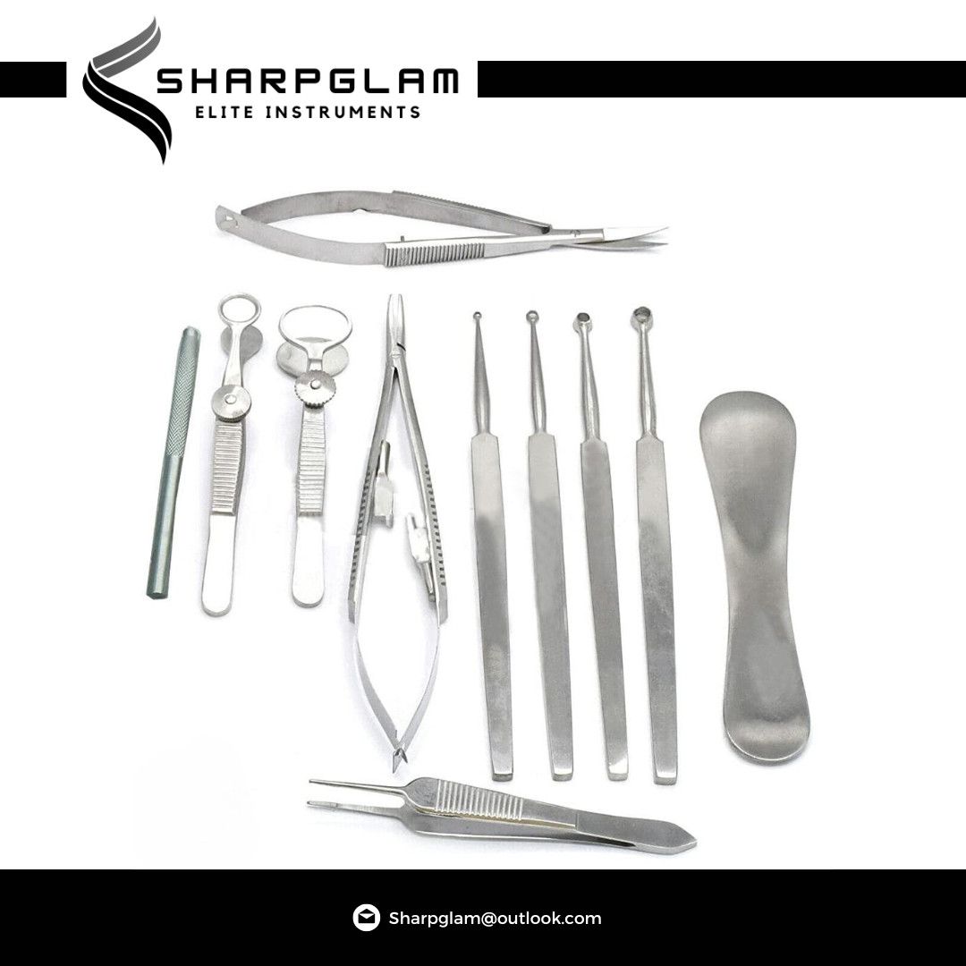 “SHARPGLAM Chalazion Surgery Set Ophthalmic Surgical Instruments Eye Kit CE”