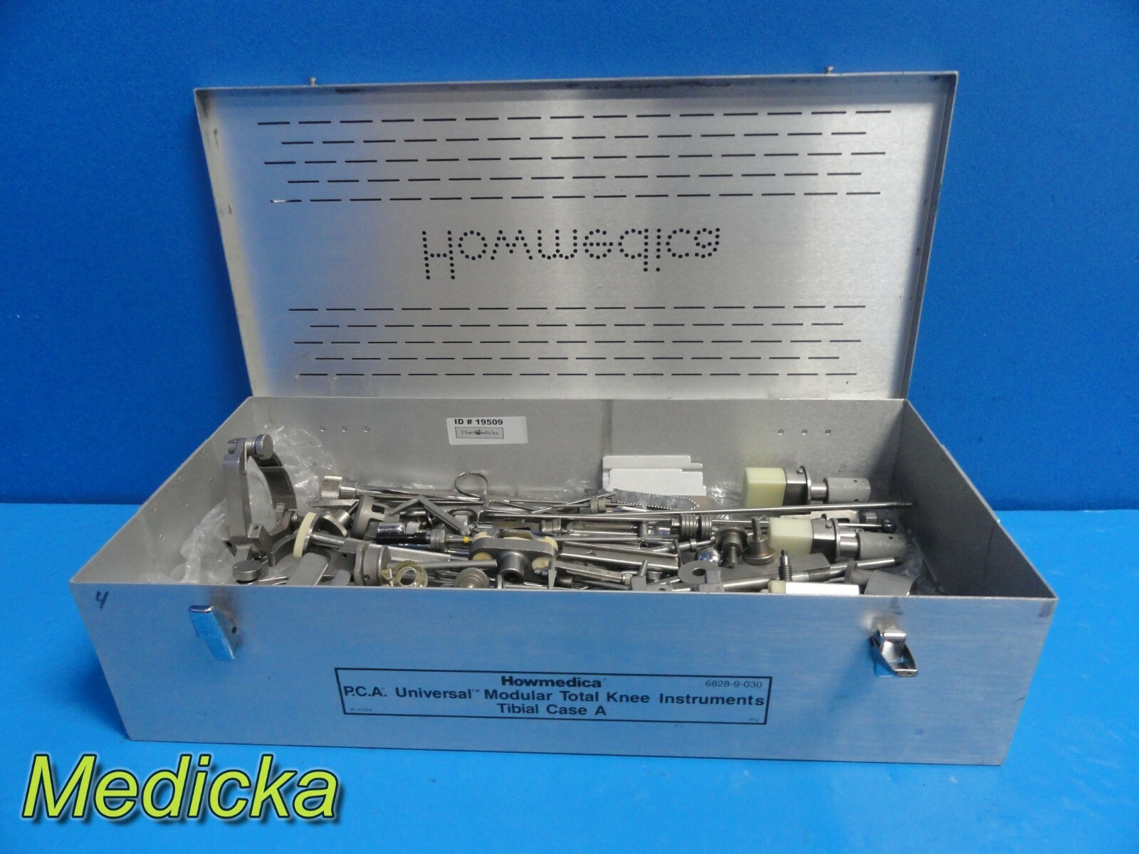 89X Stryker Howmedica Osteonics Assorted Orthopedic Instrument W/ Case ~ 19509