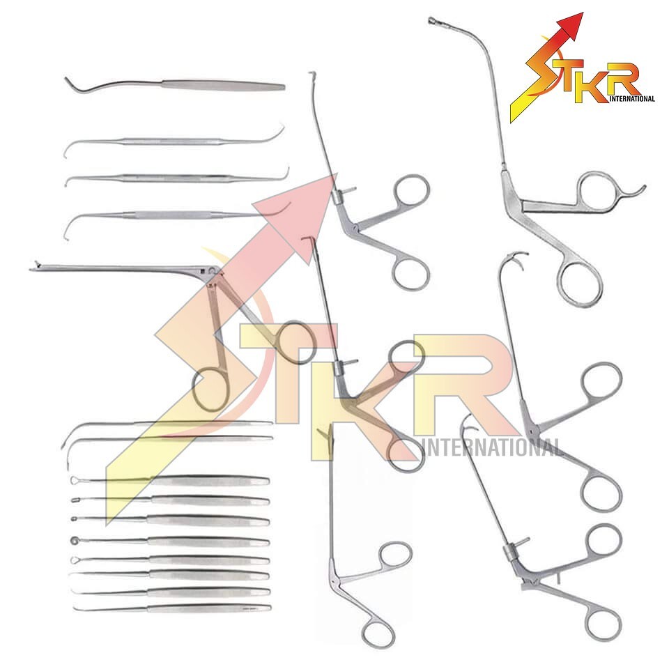 Fess Instruments Set 21 PCs Endoscoplc Nasal Sinus Surgery Fess Instruments Set