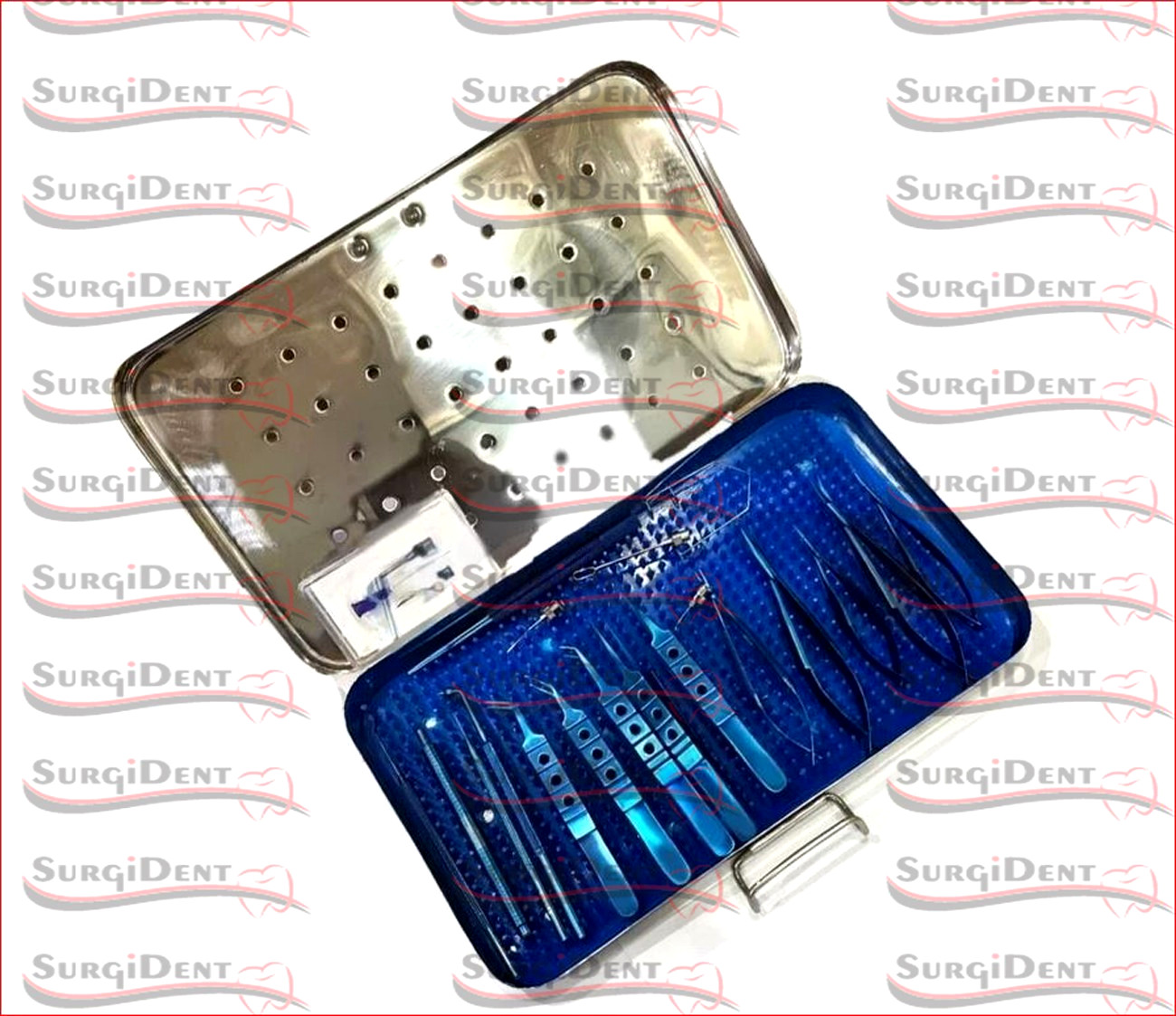 Eye Cataract Titanium Set 21 PCS Ophthalmic Surgical Instruments Set With Box