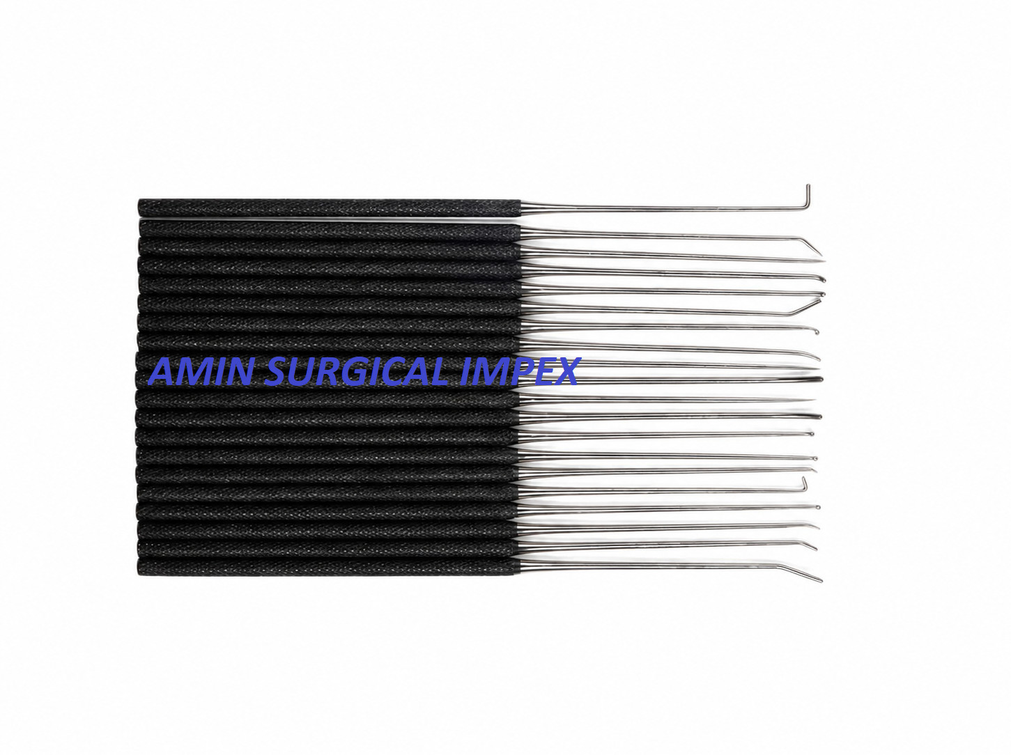 Rhoton Micro Dissector Set 20PCS Black Neurosurgery Surgical Instruments