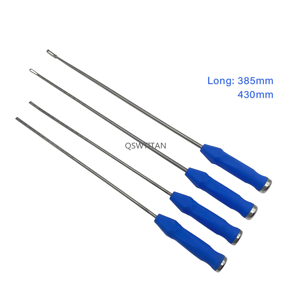 Spine Lumbar Vertebra Intervertebral Disc Reamer Scraper Curette Side Curved