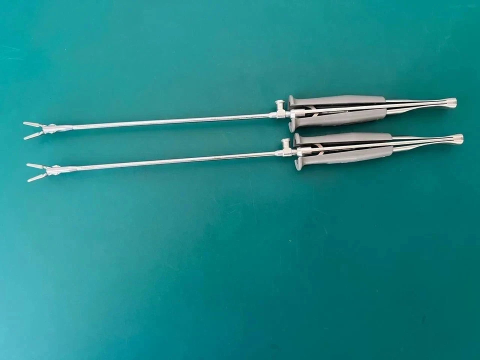 Edwards Ergonic DeBakey Forceps Straight Double Acting ERGF01330 Set of 2
